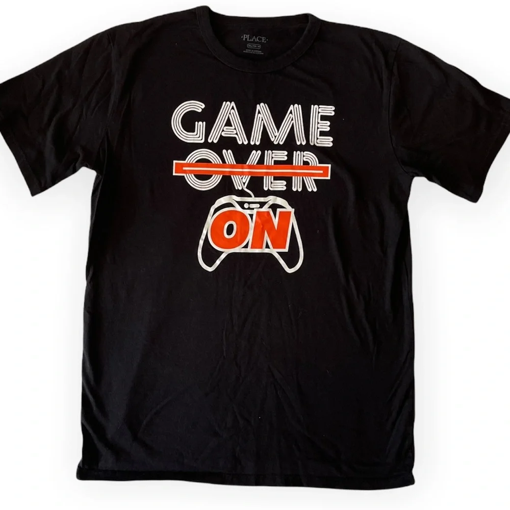 The Children’s Place Boys Tees, Size XXL 16. Game over & I thought my dad tee